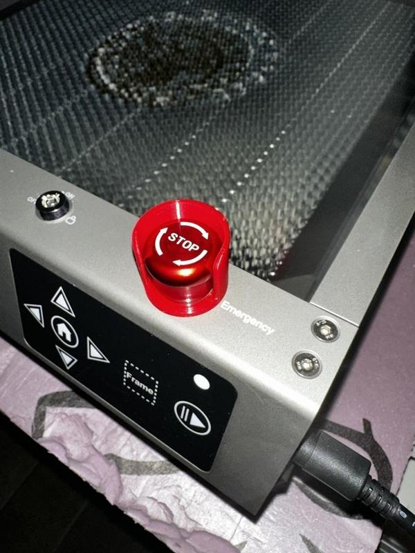 Creality Falcon2 40W Emergency Stop Button Shroud