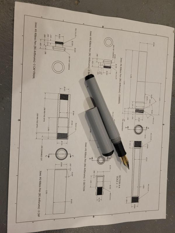 Kitless Turned pen - FPR #6