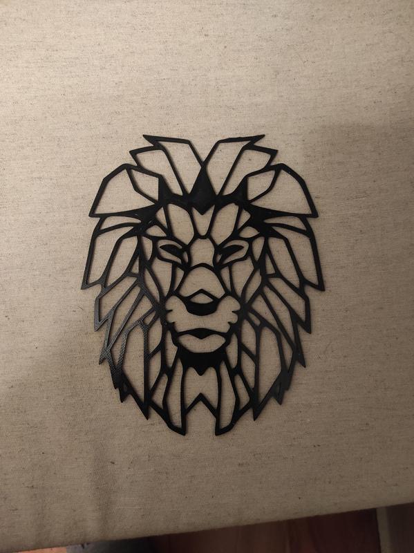 Lion Head Silhouette