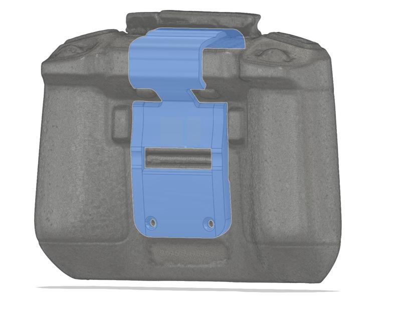 DJI RC2  Clip - base for controller accesories (DJI Mini 4 PRO)