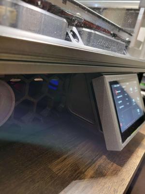 voron 2.4 / trident with clicky clacky door touchscreen mount