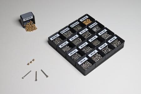 Gridfinity M3 Fastener Bins with Printed Labels