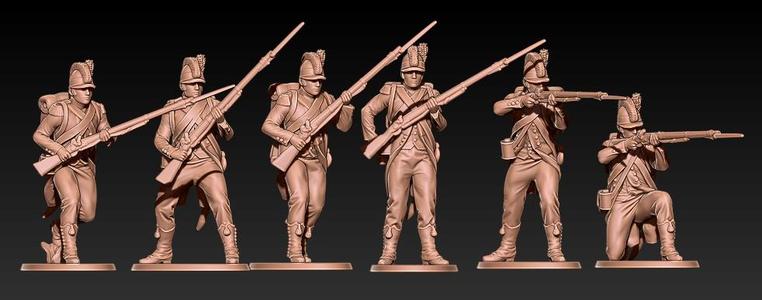 napoleonic french voltigeurs tarleton