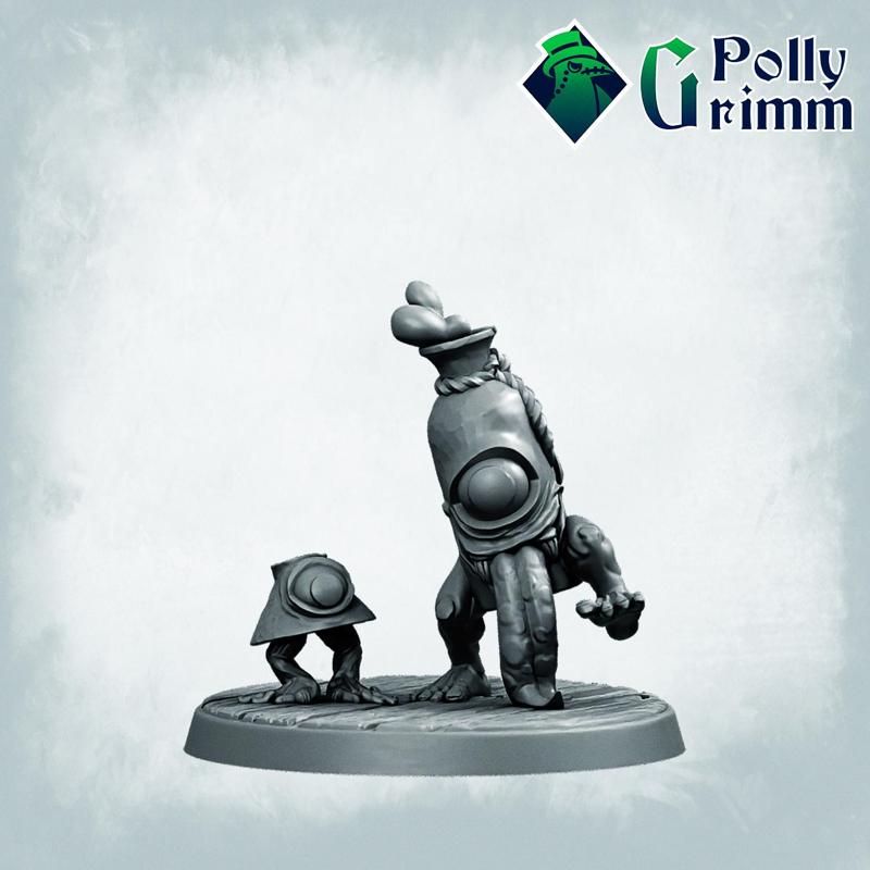 Night Parade of One Hundred Demons. Japanese folklore set. Tabletop miniature. Haunted Object Cup and bottle