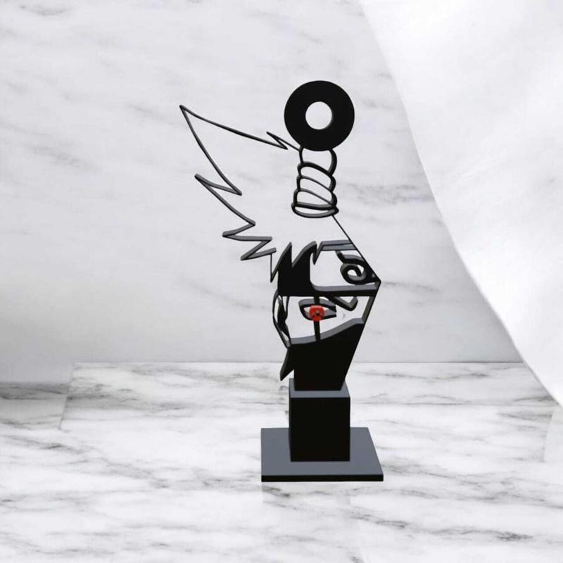 Kakashi Hatake in Kunai Wall art and Table Top