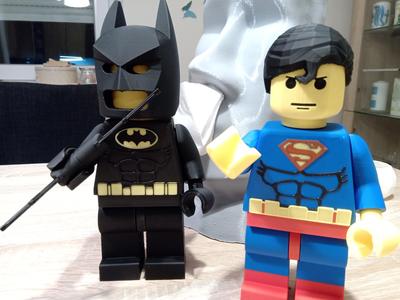 300% Superman Lego-like Figure