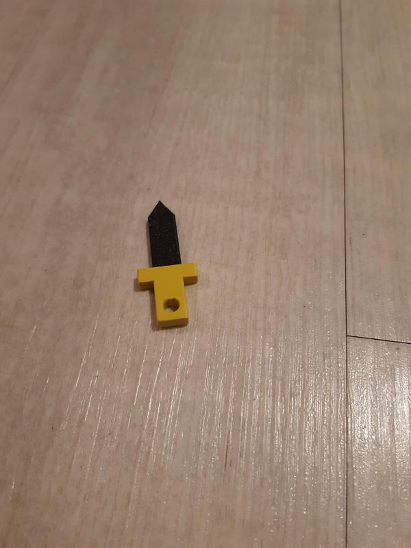 Roblox Blox fruits - dark dagger - Keychain