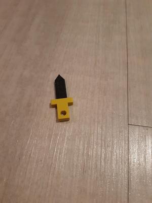 Roblox Blox fruits - dark dagger - Keychain