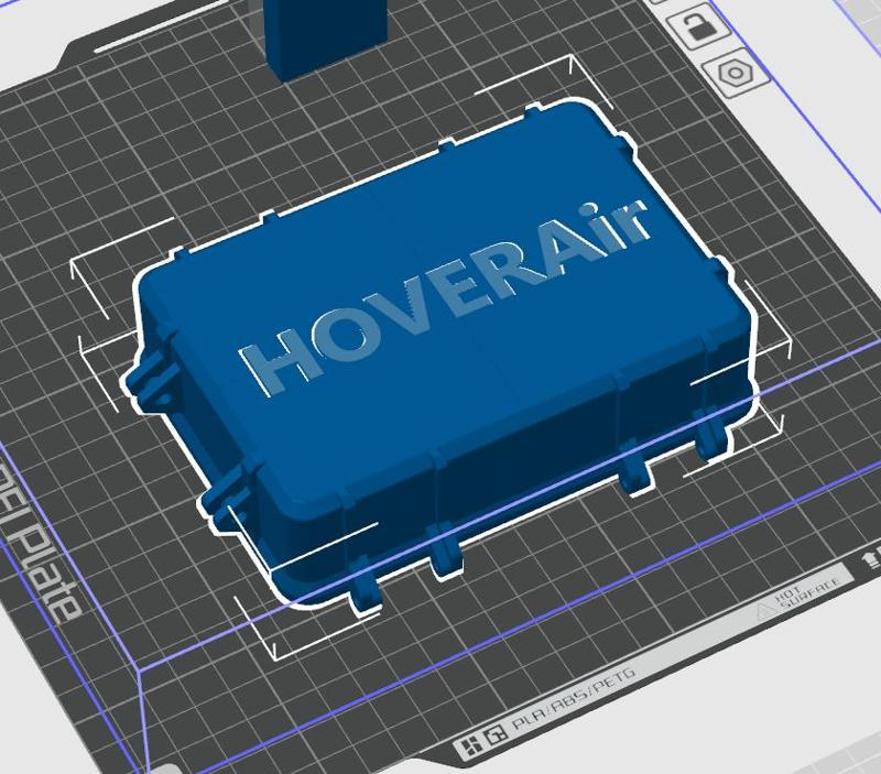 HoverAir X1 Drone Rugged Case - Handle and Logo Remix