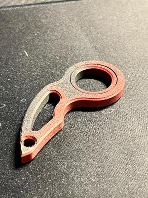 Balisong keychain with bushing