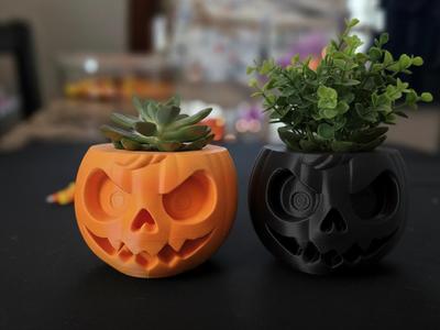 Pumpkin Head Planter