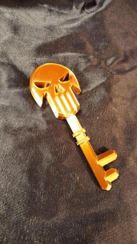 Punisher skull key