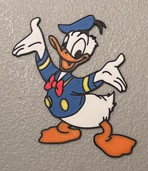 Multicolor Donald Duck Magnet