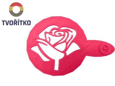 Coffee stencil -  Rose