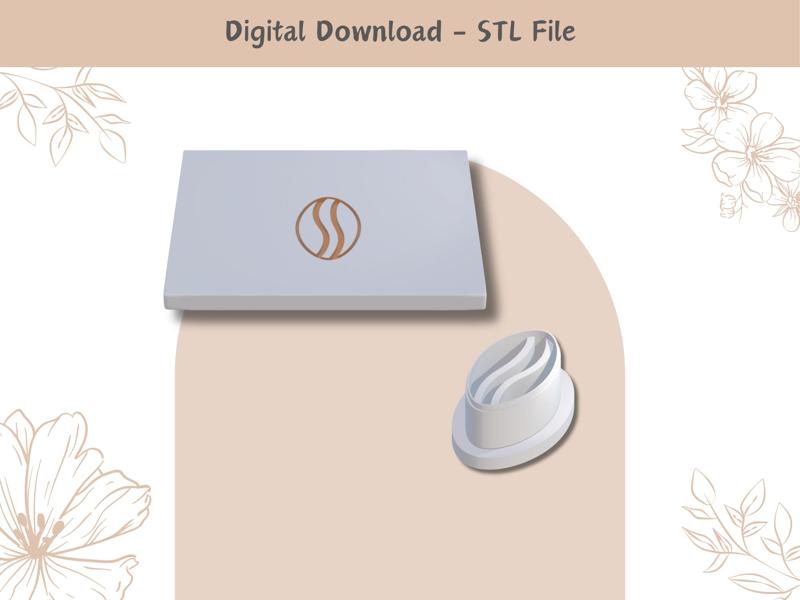 Coffee bean Clay Cutter for Polymer Clay | Digital STL File | Clay Tools | 5 Sizes Embosser Clay Cutters