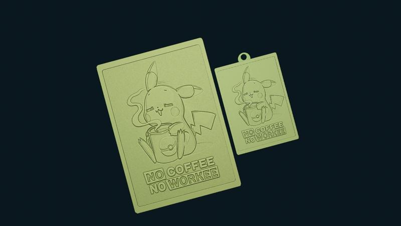 Pikachu Pokemon Keychain