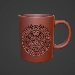 lion animal coffee mug