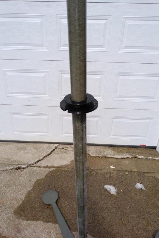 Military Pole Mast Guyline Guide Plate