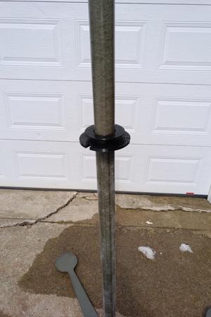 Military Pole Mast Guyline Guide Plate