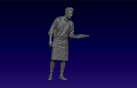 Figure Casual Man Character Chef cafe code 442