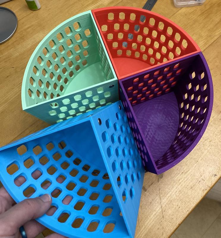 Utensil Quarters for lazy susan