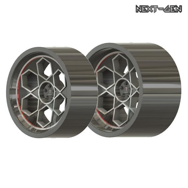 Next-Gen - Pontiac Honeycomb "Pro Stock" - Real Rims For Scale Model Cars