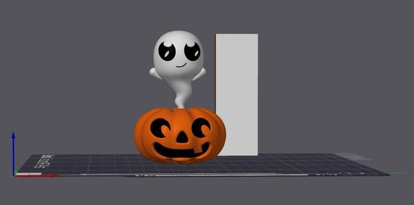 Ghost Pumpkin Painted