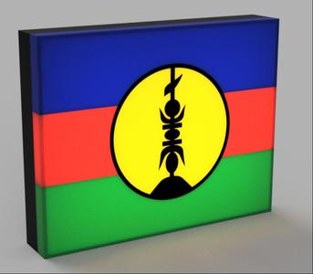 World Flags - New Caledonia LED Lamp