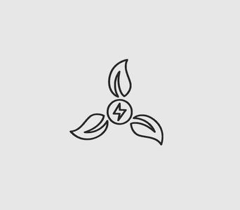 renewable energy pictogram