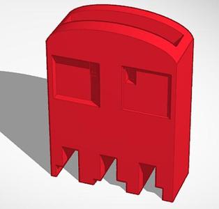 pacman ghost card holder