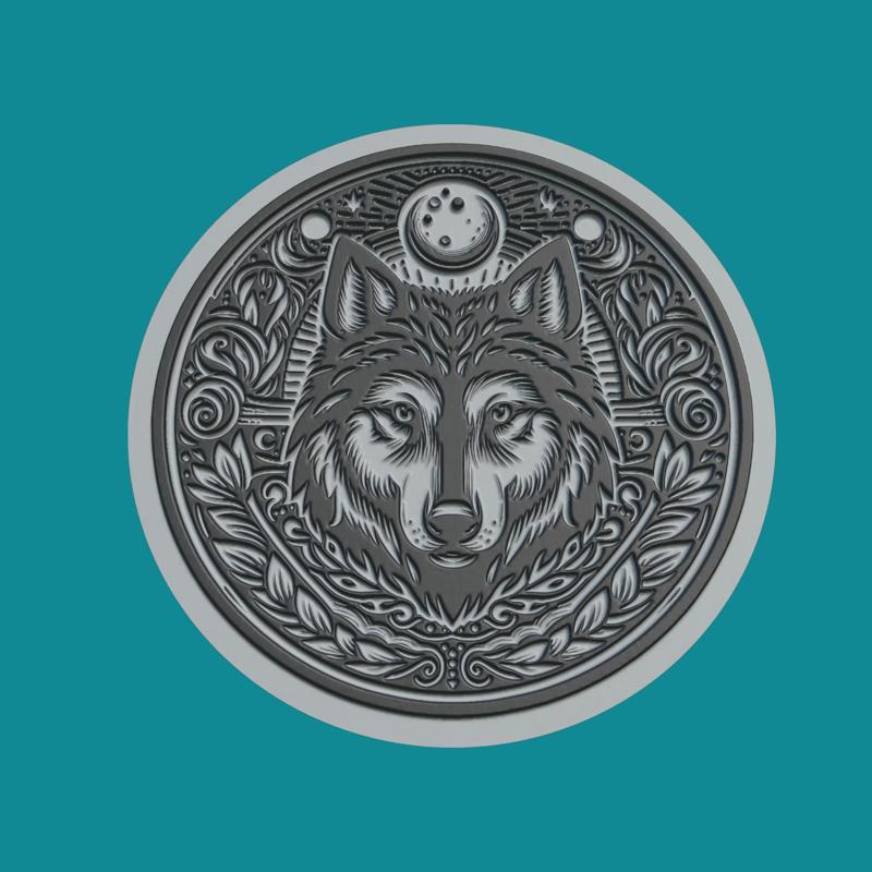 Wolf Print Model