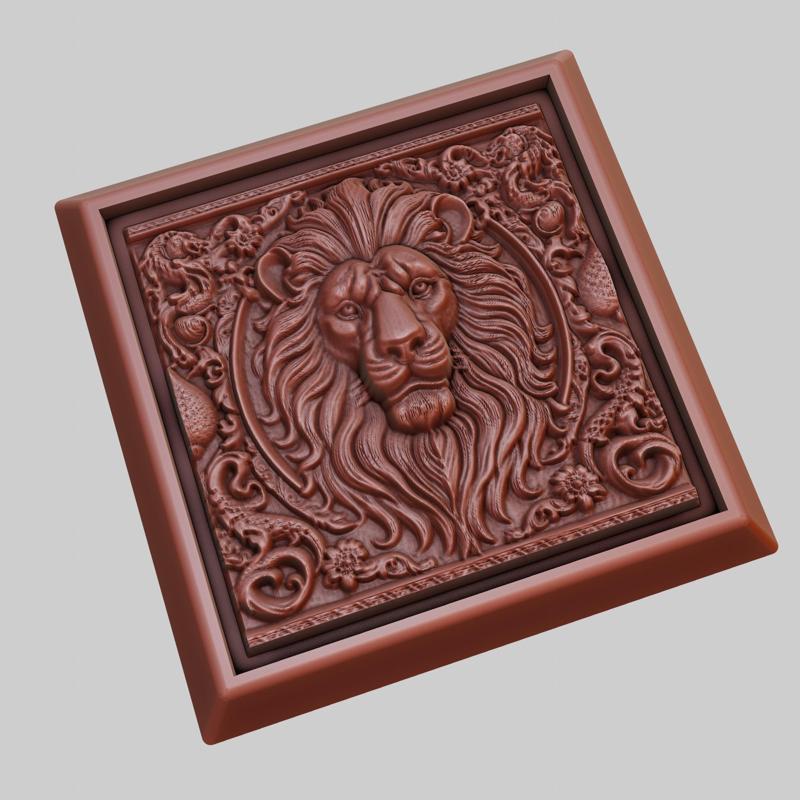 lion Animal 3D Model for CNC Router Laser & 3D Printer