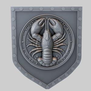 Lobster Animal Wall Lobster Animal Bust for CNC Router Laser & 3D Printer