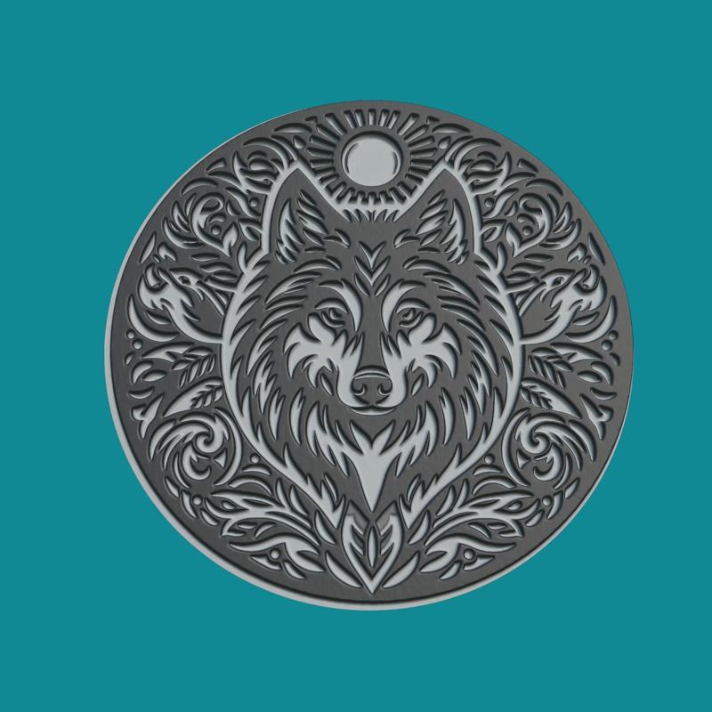Wolf Print Model