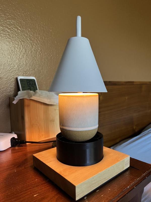 Simple Riser for candle warming light
