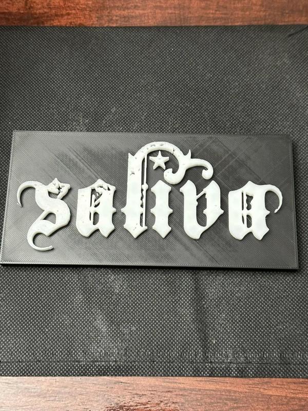 Saliva Band Sign