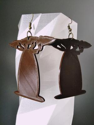 Earring / pendant / key ring Baobab