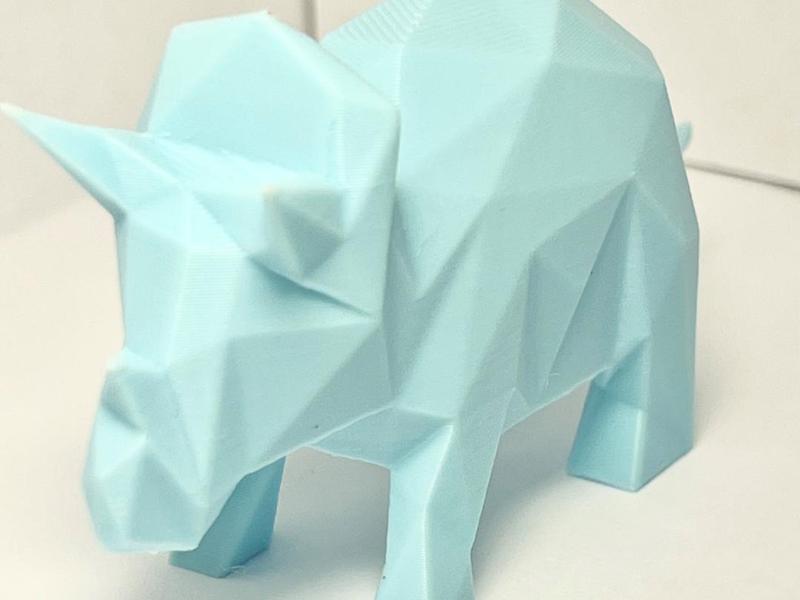 Low Poly Triceratops Mini
