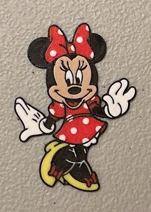 Multicolor Minnie Mouse Magnet