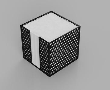 90x90 notepad / sticky notes cube Hexagon