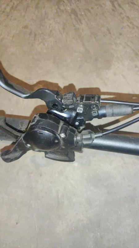 Bafang eBike brake disconnect hal sensor and magnet attachment to Shimano SLX brake