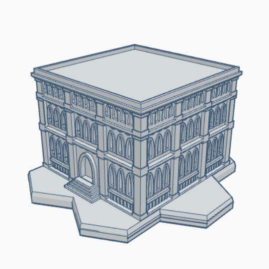 Gothic Building GHB101 with Hex Base
