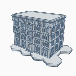 Gothic Building GHB111 With Hex Base