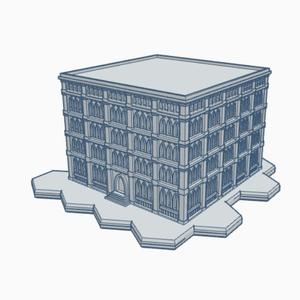 Gothic Building GHB119 With Hex Base
