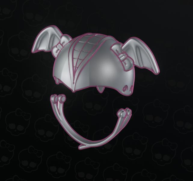 monster high draculaura helmet