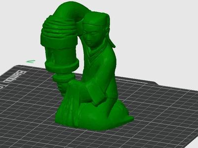 This is a 3D model of the Changxin Palace Lantern
