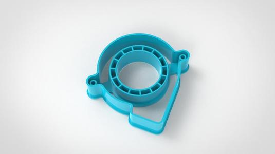 fan - cookie cutter