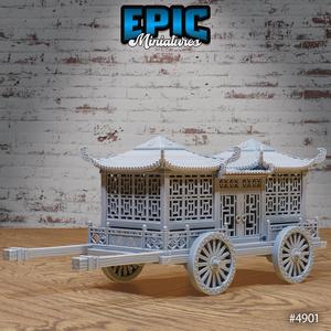 Noble Carriage ‧ DnD Miniature ‧ Tabletop Miniatures ‧ Gaming Monster ‧ 3D Model ‧ RPG ‧ DnDminis ‧ STL FILE