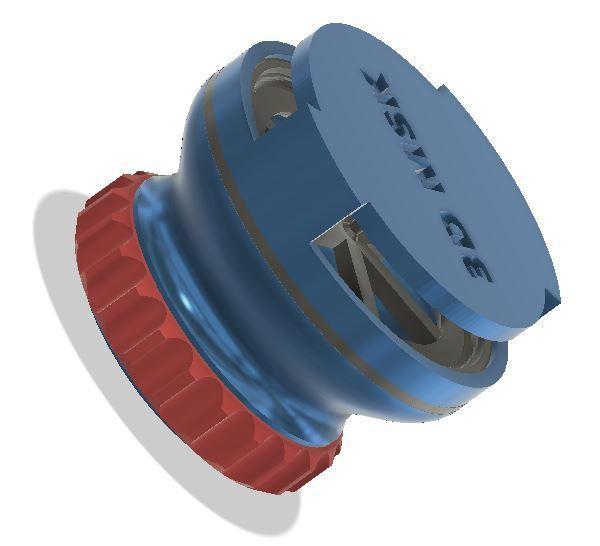 Universal exhalation valve for masks