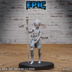 Safari Fighter Player Character ‧ DnD Miniature ‧ Tabletop Miniatures ‧ Gaming Monster ‧ 3D Model ‧ RPG ‧ DnDminis ‧ STL FILE